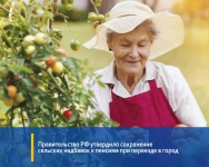 Правительство РФ утвердило сохранение сельских надбавок к пенсиям при переезде в город